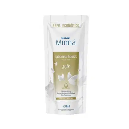 Imagem do produto Sabonete Líquido Minná Mãos Sache Milk 450ml