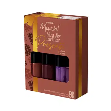 Imagem do produto Kit Esmalte Muah! Choco Kisses 3 Unidade