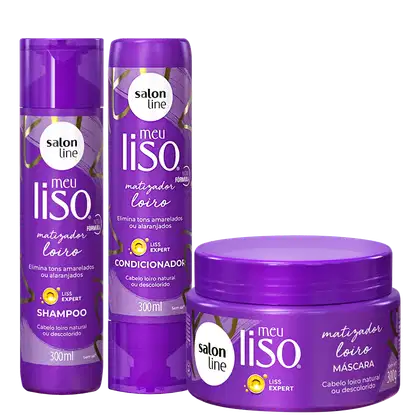 Imagem do produto Kit Salon Line Meu Liso Matizador Trio (3 Produtos)