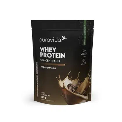 Imagem do produto Puravida Café Mocha Whey Concentrado 450g