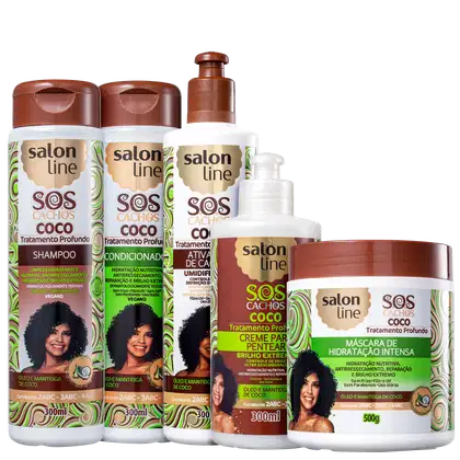 Imagem do produto Kit Salon Line S.O.S Cachos Coco Full (5 Produtos)