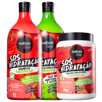 Imagem do produto Kit Salon Line S.O.S Hidratação Turbinada Salon Trio (3 Produtos)