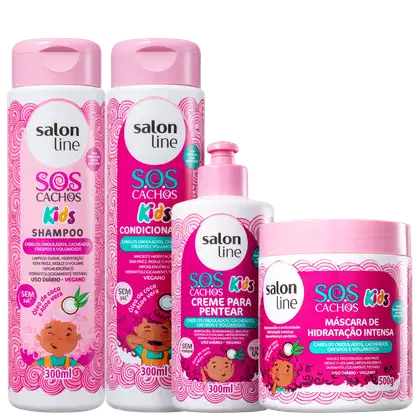 Imagem do produto Kit Salon Line S.O.S Cachos Kids Full (4 Produtos)