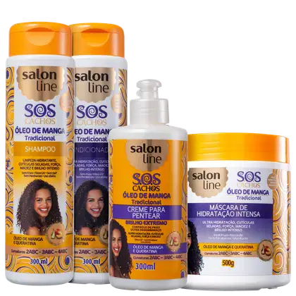 Imagem do produto Kit Salon Line S.O.S Cachos Óleo de Manga Full (4 Produtos)