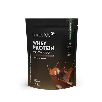 Imagem do produto Puravida Chocolate Whey Concentrado 450g