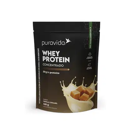 Imagem do produto Puravida Vanilla Caramel Whey Concentrado 450g