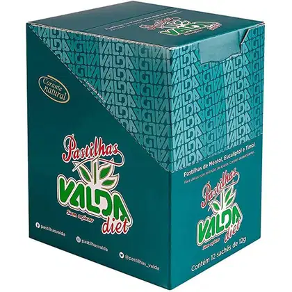 Imagem do produto Pastilha Valda Diet Caixa Com 12 Sachês De 12g Cada