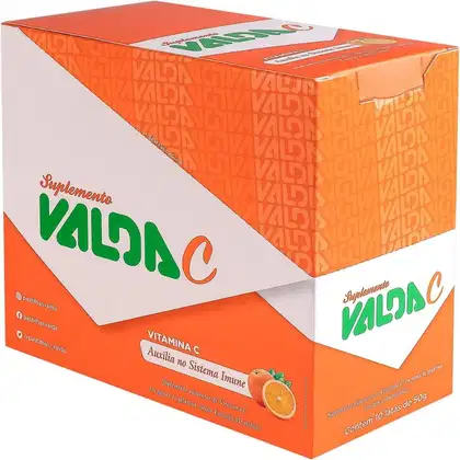 Imagem do produto Valda C Sabor Laranja Mentolada Com 10 Latas De 50g Cada