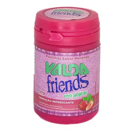 Imagem do produto Pastilha Valda Friends Morango Pote 50g
