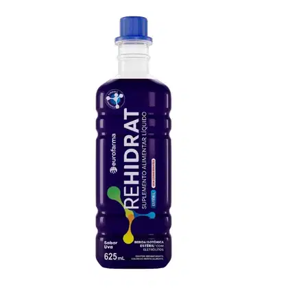 Imagem do produto Suplemento Líquido Isotônica Rehidrat Sabor Uva Eurofarma 625ml