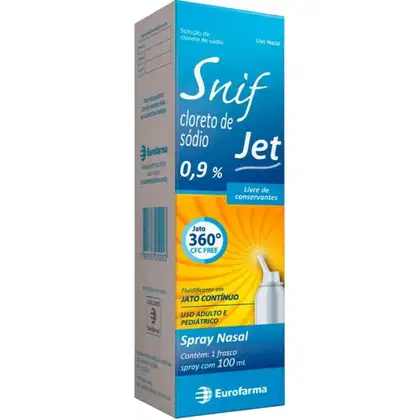 Imagem do produto Spray Nasal Snif Jet Cloreto De Sódio 0,9% 100ml