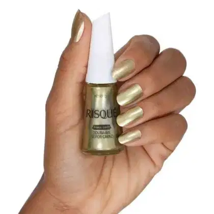 Imagem do produto Esmalte Risqué Metálico Doura-me se For Capaz 8ml
