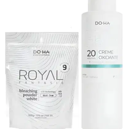 Imagem do produto Do.Ha -kit  Plex  Pó Descolorante 500g+ Oxidante 20 Vol 900ml