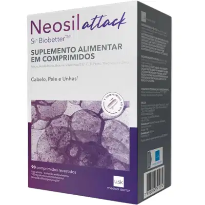 Imagem do produto Suplemento Alimentar Neosil Attack 90 Comprimidos Revestidos