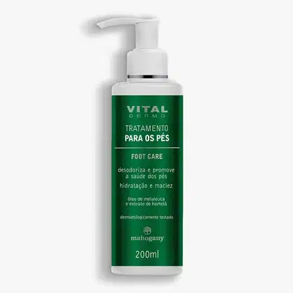 Imagem do produto MAHOGANY CREME TRATAMENTO PES FOOT CARE VITAL DERMO 200ML