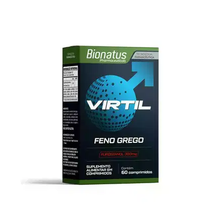 Imagem do produto Suplemento Alimentar Bionatus Virtil Feno Grego 60 Comprimidos