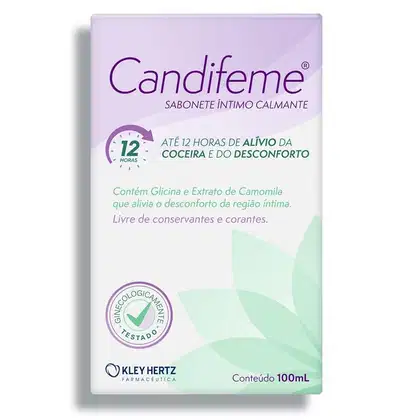 Imagem do produto Sabonete Íntimo Calmante Liquido Kley Hertz Candifeme 100ml