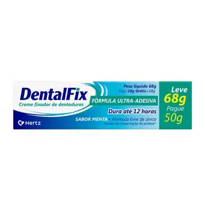 Imagem do produto DentalFix Creme Fixador de Dentaduras Sabor Menta 68g