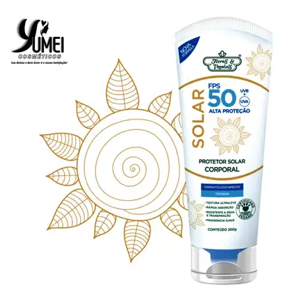 Imagem do produto Protetor Solar Corporal FPS 50 Flores e Vegetais 200g