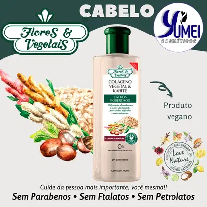Imagem do produto Condicionador Cachos Poderosos Flores e Vegetais 310ml