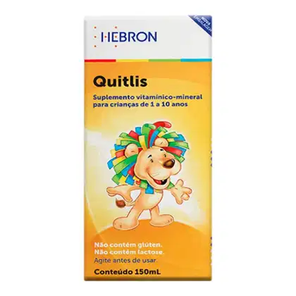 Imagem do produto Suplemento Alimentar Líquido Infantil Hebron Quitlis 150ml