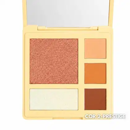 Imagem do produto Paleta de Blush, Iluminador e Sombra Prestige - Glam Selection Ruby Rose