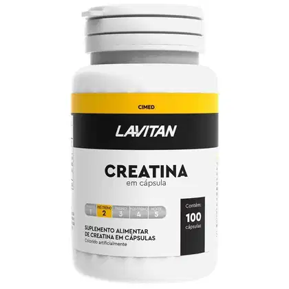 Suplemento Alimentar Lavitan Creatina 100 Cápsulas