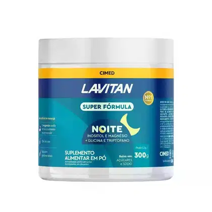 Imagem do produto Suplemento Alimentar em Pó Lavitan Super Fórmula Noite Sabor Maracujá 300g
