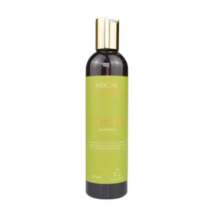 Frasco de shampoo da marca Mixoil, com embalagem em tons de verde e amarelo, contendo 300ml do produto. O rótulo destaca o nome "Softness" e a indicação de que se trata de um shampoo.