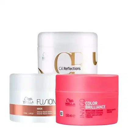 Imagem do produto Kit Wella Professionals Cronograma Capilar Color Perfect (3 Produtos)