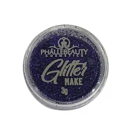 Imagem do produto Phalle Beauty Glitter Make 3g  - Roxo