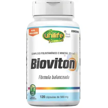 Imagem do produto Suplemento Alimentar Bioviton Polivitamìnico Unilife 120 Cápsulas