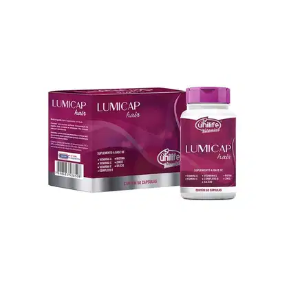 Imagem do produto Suplemento Alimentar Lumicap Hair Unilife 60 Cápsulas