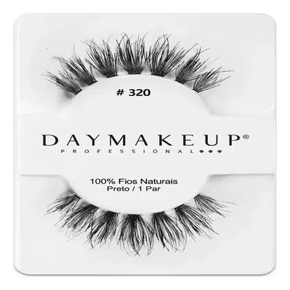 Imagem do produto Cílios Postiços Daymakeup  #320 Fios Naturais Human Hair