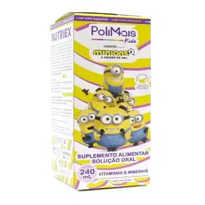 Imagem do produto Suplemento Alimentar PoliMais Kids Minions Sabor Banana 240ml