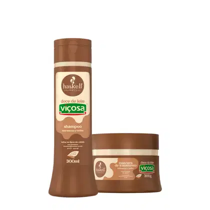 Imagem do produto Kit Haskell Doce de Leite Viçosa Shampoo Máscara (2 produtos)