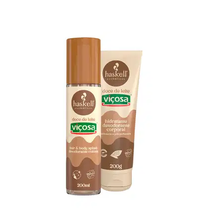 Imagem do produto Kit Haskell Doce de Leite Viçosa Hidratante Body Splash (2 produtos)