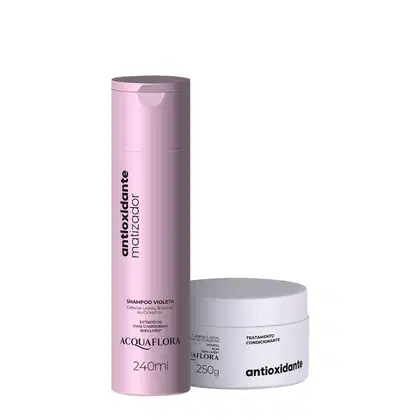Imagem do produto Kit Acquaflora Antioxidante Secos ou Danificados Shampoo Máscara (2 produtos)