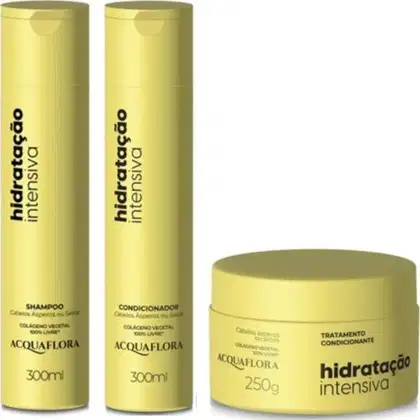 Imagem do produto Kit Acquaflora Hidratação Intensiva Capilar (3 Produtos)
