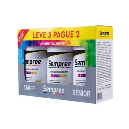 Imagem do produto Suplemento Alimentar Sempree Sênior 50+ Kit Com 180 Cápsulas