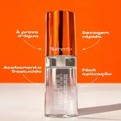 Imagem do produto Super Cola para Cílios Eyelash Glue Incolor 5ml - Ammô Beauty