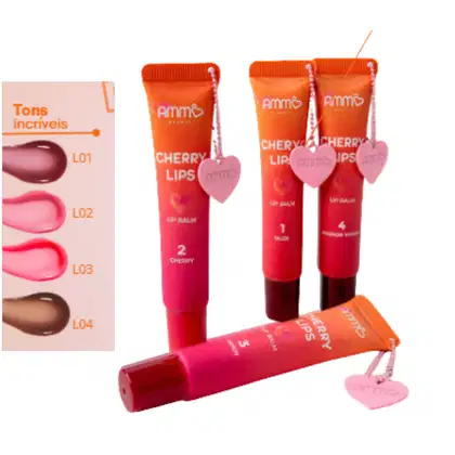 Imagem do produto Cherry Lips Lip Balm Nude 15ml - Ammô Beauty