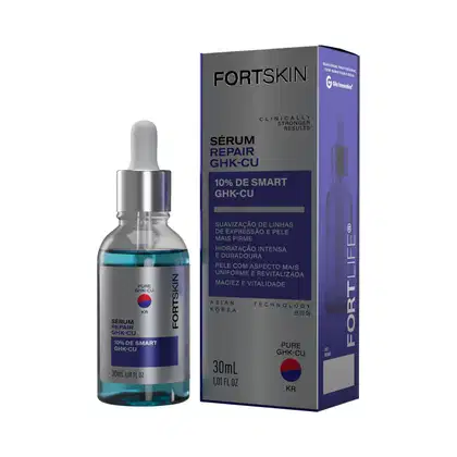 Imagem do produto Serúm FortSkin GHK-CU 10% (Peptídeo de Cobre) Repair 30ml Anti-idade FortLife