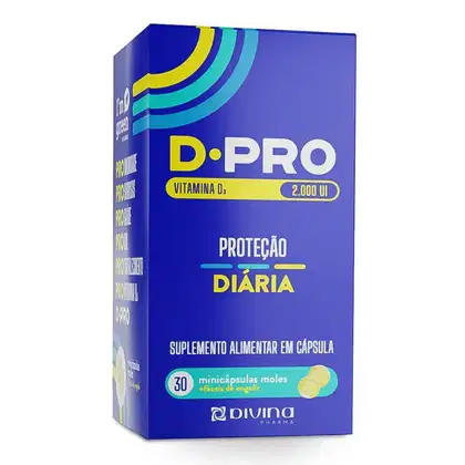 Imagem do produto Suplemento Alimentar D-Pro 2.000UI 30 Cápsulas