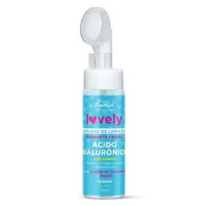 Imagem do produto Sabonete Facial Mousse de Limpeza Ácido Hialurônico 150ml – Face beautiful | Limpeza Profunda, Hidratação