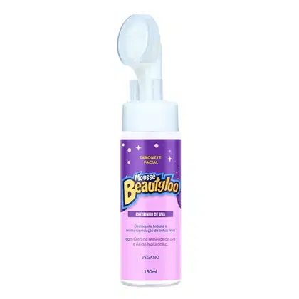 Imagem do produto Sabonete Facial Mousse de Uva Beautyloo - Face Beautiful | Limpeza Profunda e Cuidado Anti idade