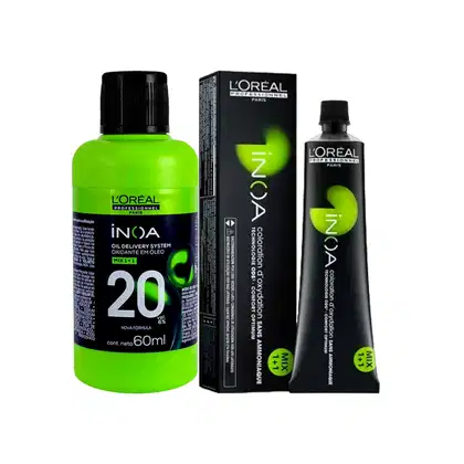 Imagem do produto Kit Inoa Coloração 6,11 - Louro E Ox 20v Loreal 60ml
