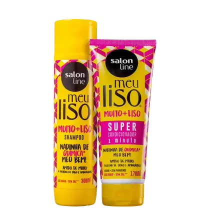 Imagem do produto Kit Salon Line Meu Liso Muito+Liso Super Duo (2 Produtos)