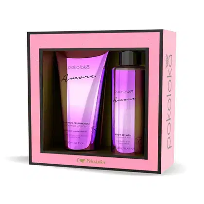 Imagem do produto Kit Pokoloka Amore Hidratante 240ml + Body Splash 250 ml
