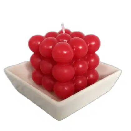 Imagem do produto Vela Bubble Média Aromática Decoração Presente 110g